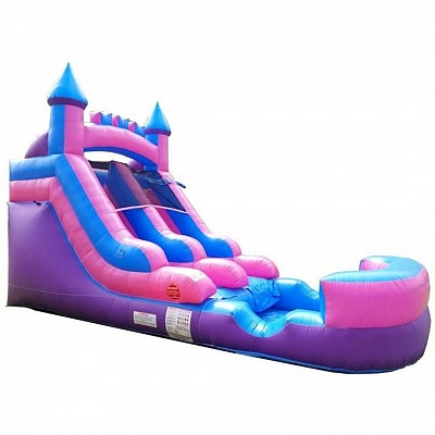 Pink Inflatable Water Slide 21' L X 9' W X 13.5' H